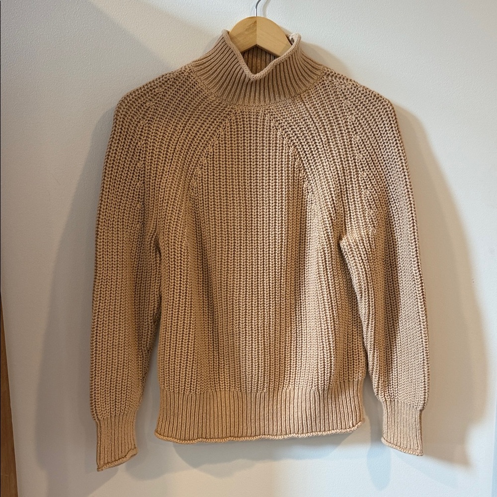 J. Crew Women's Tan Turtleneck Sweater